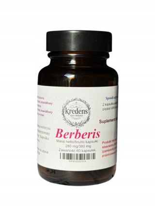 Berberis 60 kapsułek NA ODCHUDZANIE, CUKRZYCA, METABOLIZM