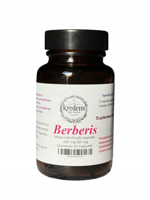 Berberis 60 kapsułek NA ODCHUDZANIE, CUKRZYCA, METABOLIZM