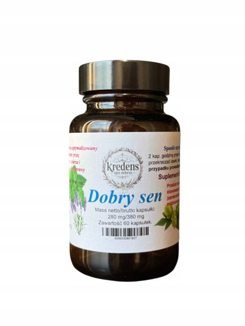 Dobry sen 60 kapsułek koper włoski, melisa, chmiel,kozłek lekarski w jednym