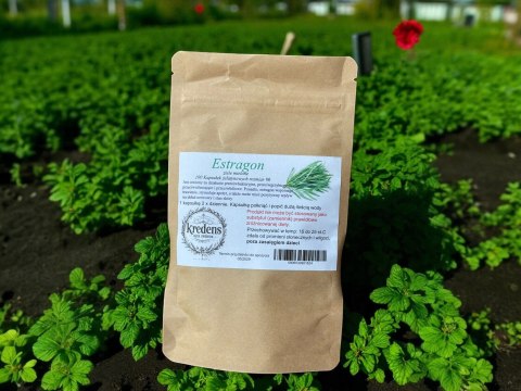 Estragon 100 kapsułek żelatynowych TRAWIENIE, APETYT, PRZECIWGRZYBICZE