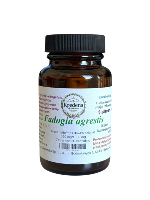 Fadogia agrestis 60 kapsułek 490 mg
