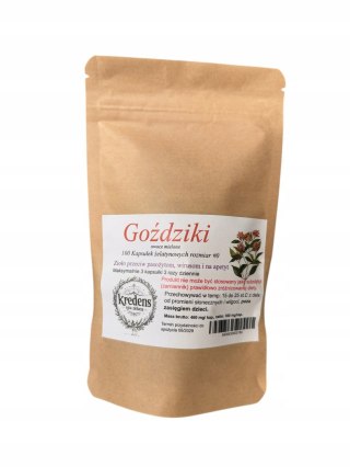 GOŹDZIK 100 KAPSUŁEK PASOŻYTY TRAWIENIE WIRUSY ANTYOKSYDANTY STANY ZAPALNE