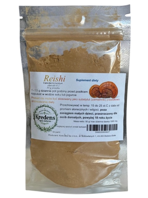 Grzyb Reishi mielony 50 gramm