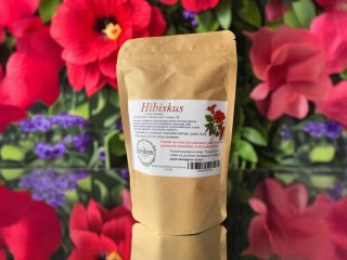 Hibiskus 100 kapsułek żelatynowych CHOLESTEROL, ODPORNOŚĆ, CIŚNIENIE