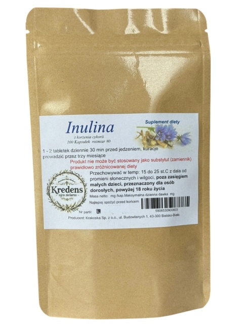 Inulina 100 Kapsułek – Naturalny Błonnik