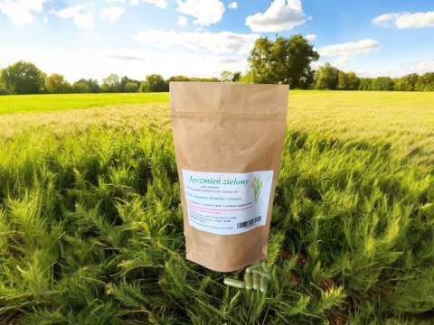 Jęczmień zielony 100 kap. Duża zawartość błonnika i witamin