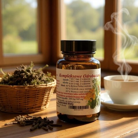 Kompleks ODROBACZANIE 60 kapsułek piołun, wrotycz, goździk w jednym