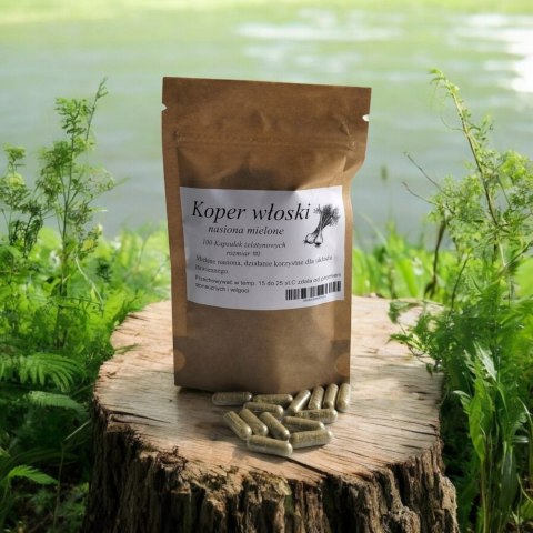 Koper włoski 100 kapsułek żelatynowych!!!POPRAWA TRAWIENIA!!!