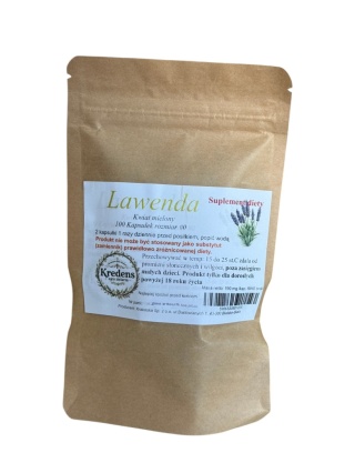 Lawenda 100 kapsułek TRAWIENNE