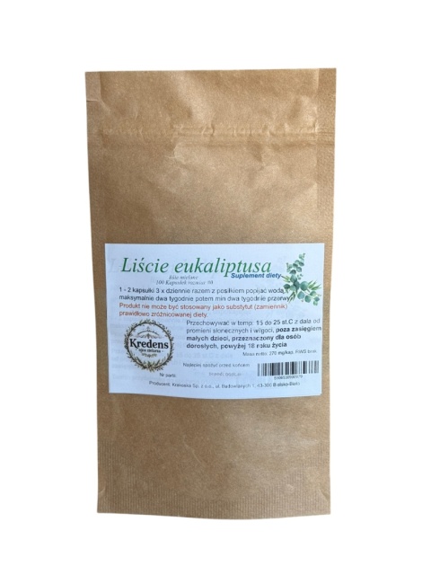 Liście eukaiptusa 100 kapsułek