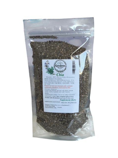 Nasiona Chia 250 g - Szałwia Hiszpańska