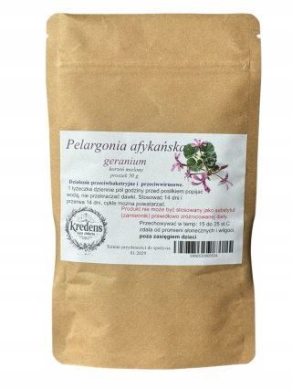 Pelargonia Afrykańska proszek 50g przeciw wirusowe, COVID