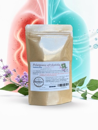 Pelargonia Afrykańska w kapsułkach 100 szt