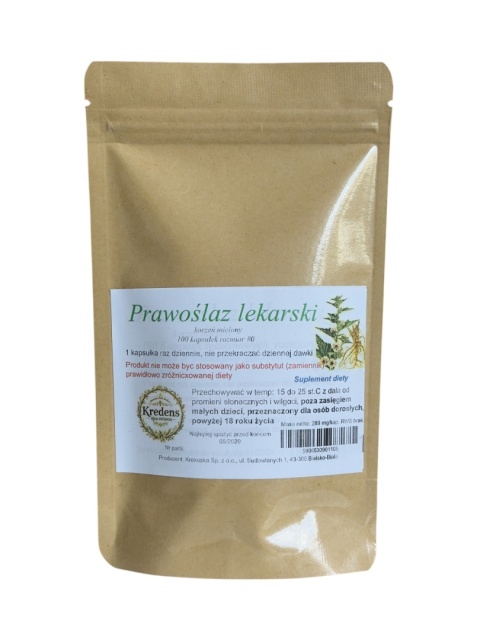Prawoślaz lekarski 100 kapsułek | Suplement diety
