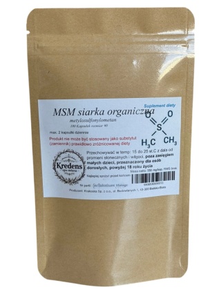 MSM siarka organiczna 100 kapsułek