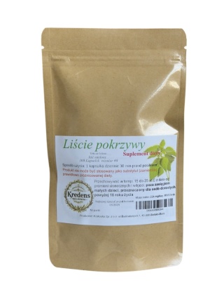 Liście pokrzywy 100 kapsułek | Suplement diety