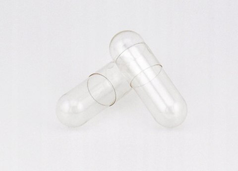 Puste kapsułki celulozowe (wegańskie) rozmiar #1 - 1000 szt w opakowaniu