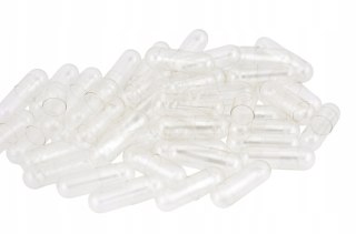 Puste kapsułki celulozowe (wegańskie) rozmiar #1 - 250 szt w opakowaniu