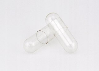 Puste kapsułki celulozowe (wegańskie) rozmiar #1 - 250 szt w opakowaniu