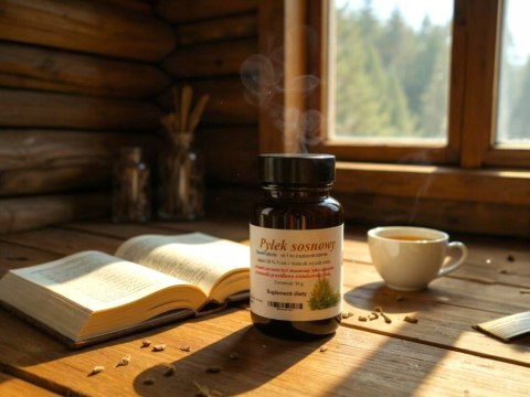 Pyłek sosnowy 20 g. TESTOSTERON, LIBIDO, PROSTATA, AFRODYZJAK, WITALNOŚĆ