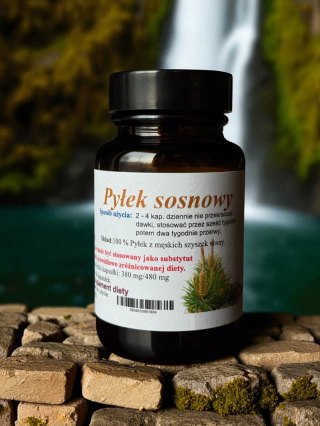 Pyłek sosnowy 60 kap. TESTOSTERON, LIBIDO, PROSTATA, AFRODYZJAK, WITALNOŚĆ