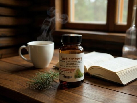 Pyłek sosnowy 60 kap. TESTOSTERON, LIBIDO, PROSTATA, AFRODYZJAK, WITALNOŚĆ