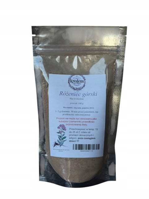 Różeniec górski proszek 100 g. wyczerpanie, zmęczenie, pogromca stresu