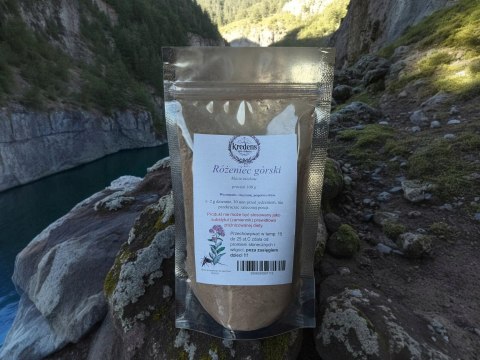 Różeniec górski proszek 100 g. wyczerpanie, zmęczenie, pogromca stresu