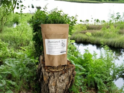 Rumianek kwiat mielony 100 kapsułek żelatynowych !!!POPRAWA TRAWIENIA!!!