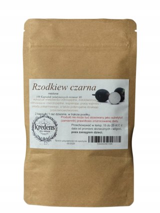 Rzodkiew czarna 100 kapsułek żelatynowych PRZECIWNOWOTWOROWO, ŻÓŁCIOPĘDNE