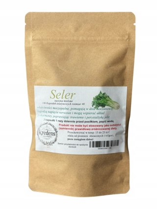 Seler 100 kapsułek żelatynowych WŁAŚCIWOŚCI MOCZOPĘDNE