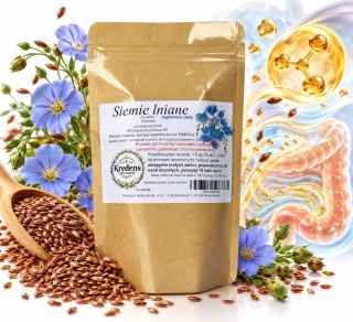 Siemie lniane 100 kapsułek KWASY OMEGA 3