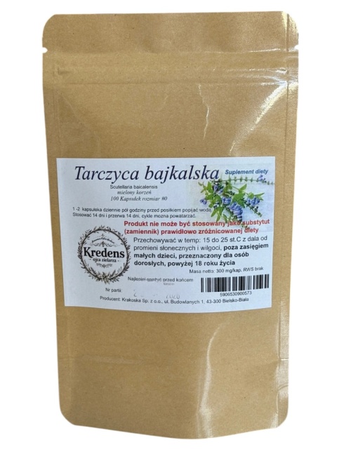 Tarczyca Bajkalska w kapsułkach 100 szt