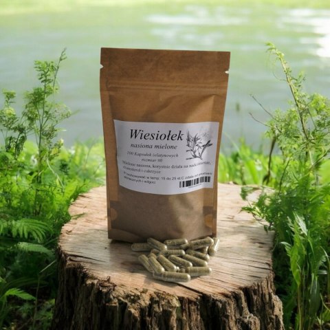 Wiesiołek 100 kapsułek żelatynowych!!! UTRZYMANIE SZCZUPŁEJ SYLWETKI!!!