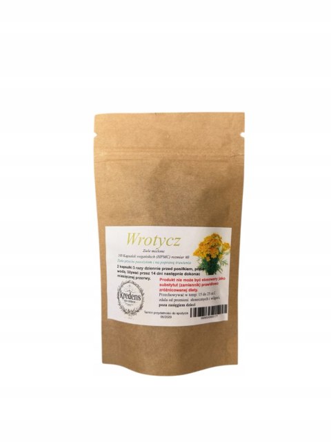 Wrotycz 100 kapsułek WEGAŃSKICH PASOŻYTY TRAWIENIE WIRUSY