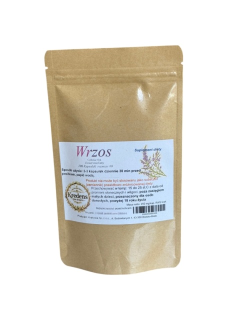 Wrzos kwiat mielony 100 kapsułek
