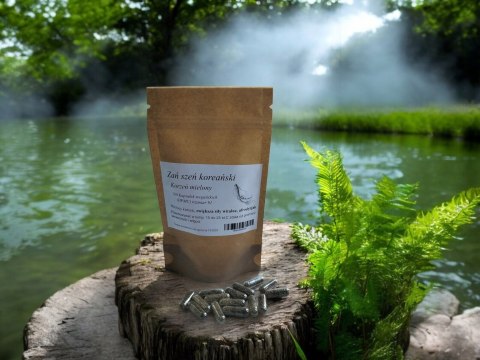 Żeńszeń koreański w kapsułkach 100 szt !!!AFRODYZJAK, funkcje seksualne!!!