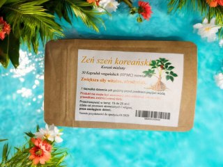 Żeńszeń koreański w kapsułkach 30 szt !!!AFRODYZJAK, funkcje seksualne!!!