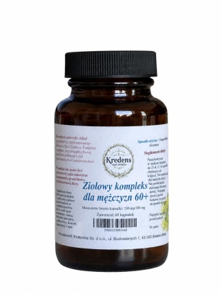 Ziołowy kompleks dla mężczyzn 60+ | Suplement diety